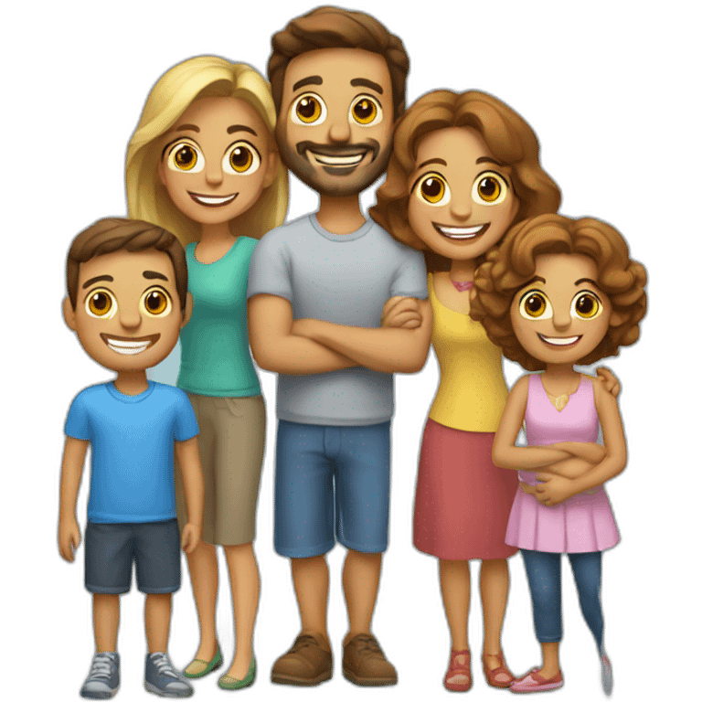 Familia feliz emoji