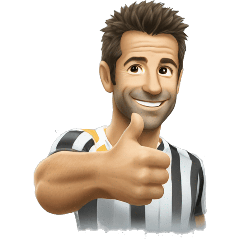 del piero a thumbs up emoji