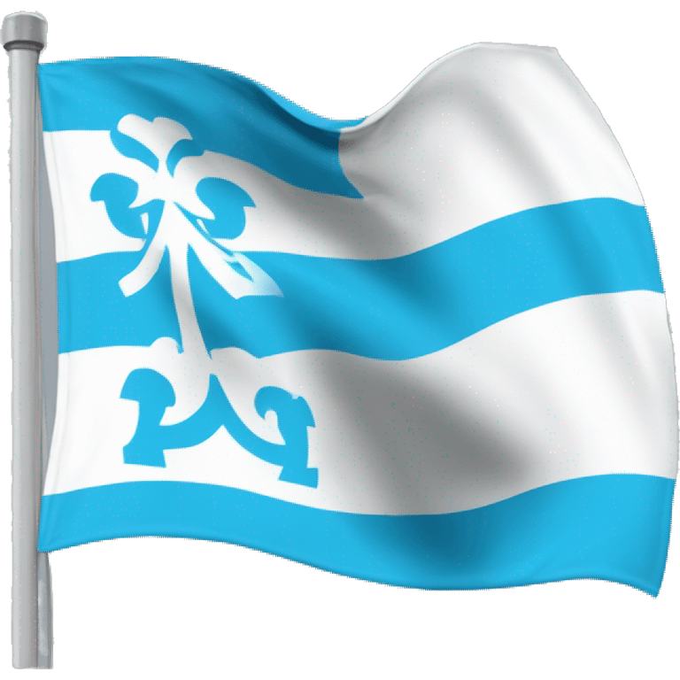 Olympique de Marseille soccer flag emoji