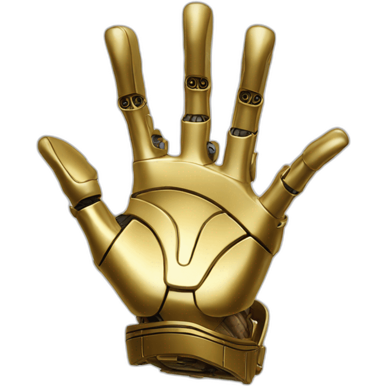 C3PO hand wave emoji