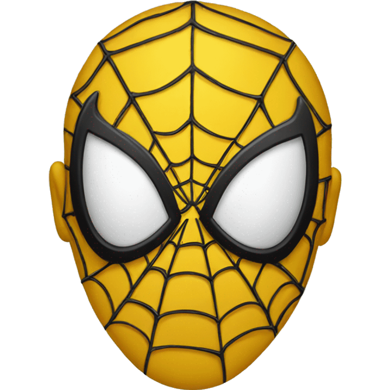 Yellow spiderman emoji