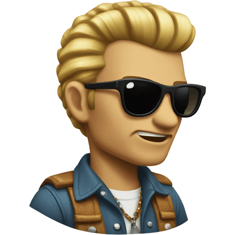 Rockabilly fossil emoji