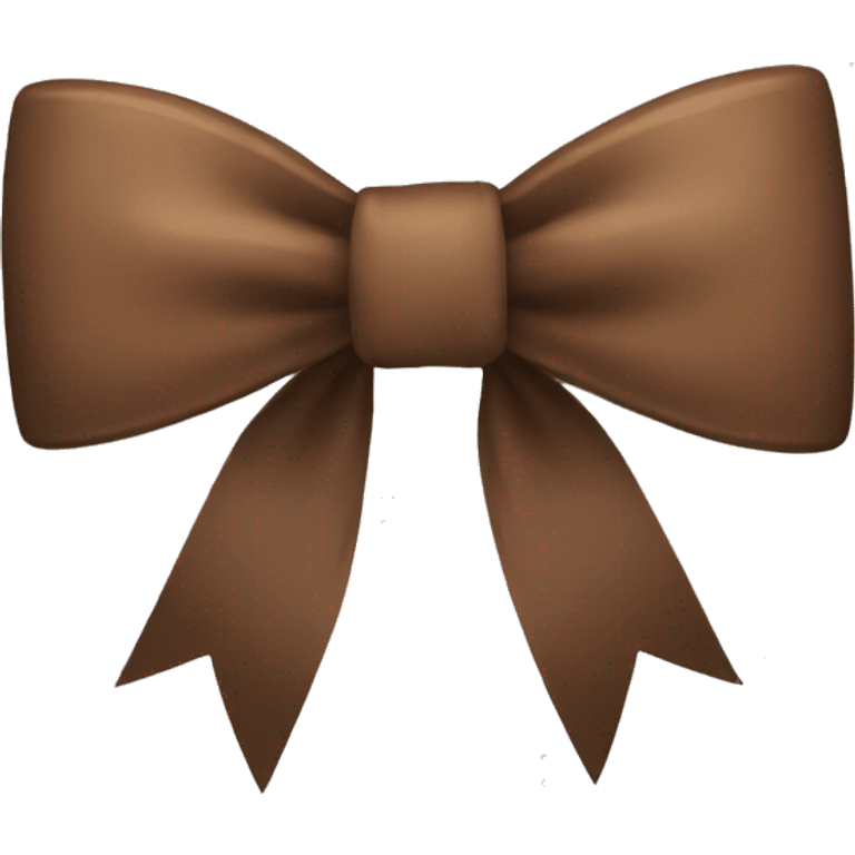 Brown bow emoji