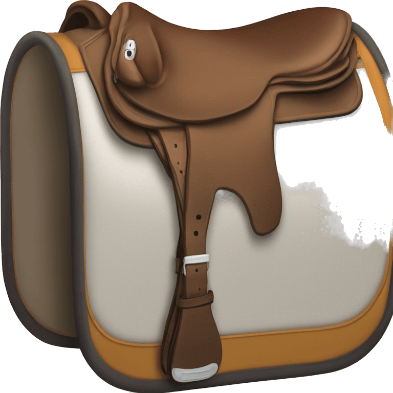 Horse saddle pad emoji