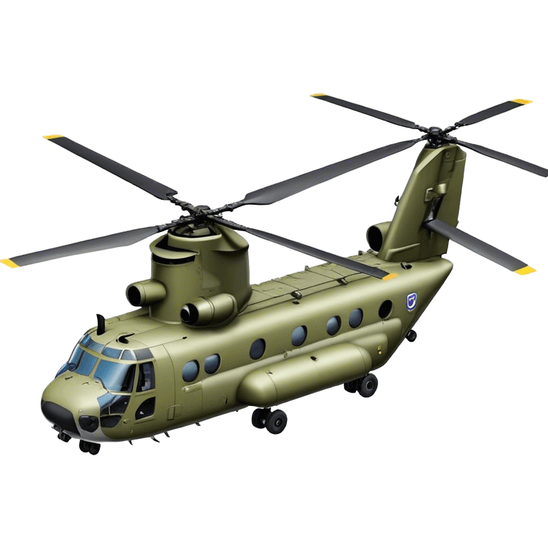 CH-47 Chinook Helicopter - boeing emoji