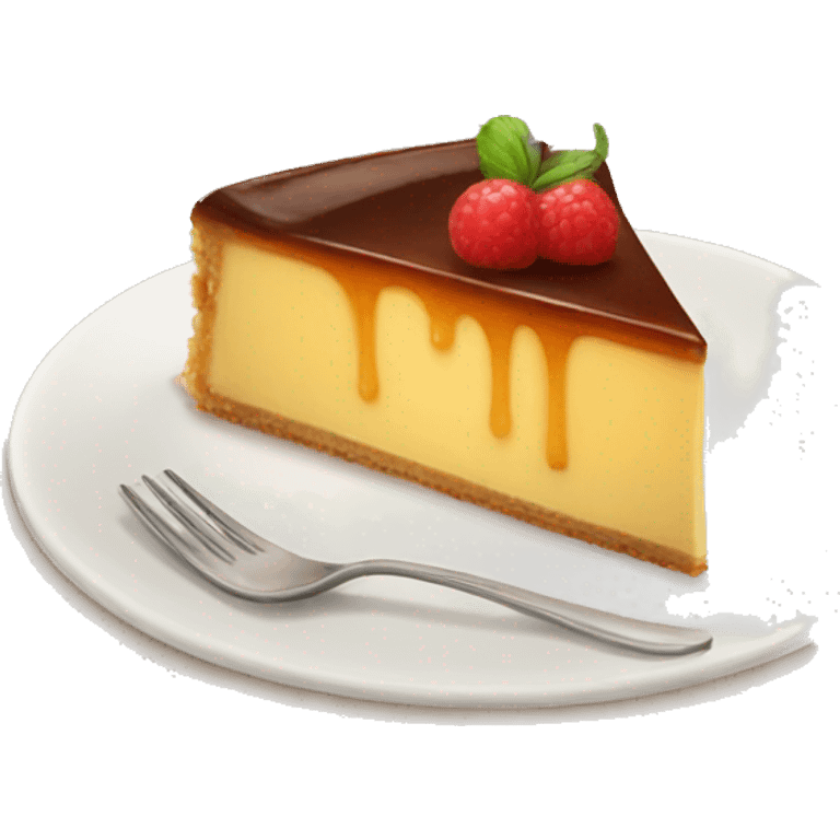 flan cake emoji