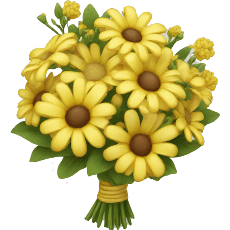 yellow bouquet  emoji