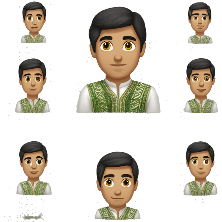 turkmenistan men emoji