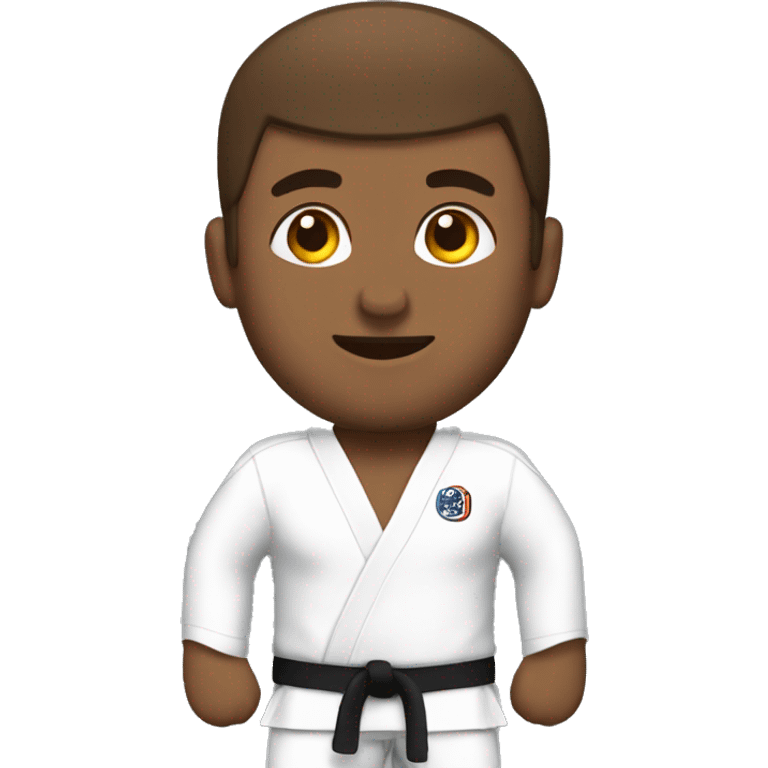 man jiu jitsu brown belt emoji