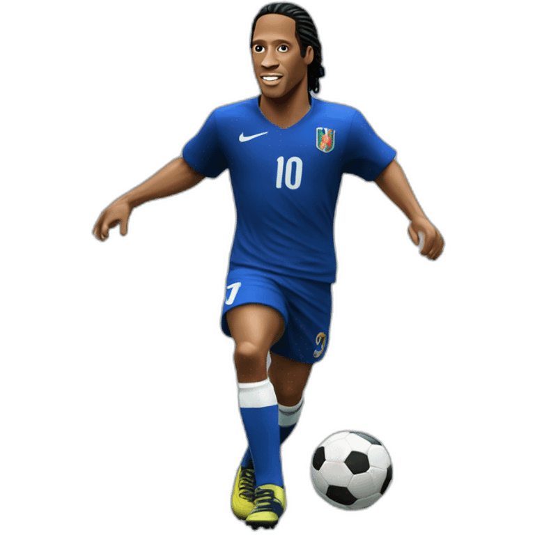 ronaldinho realistic football player emoji