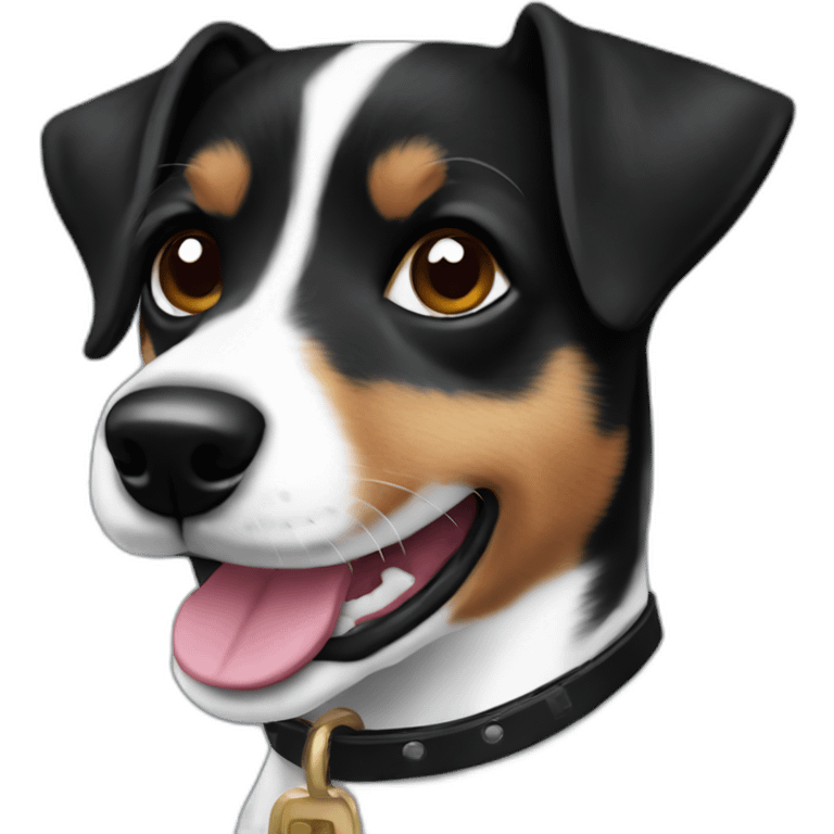 black jack russell emoji