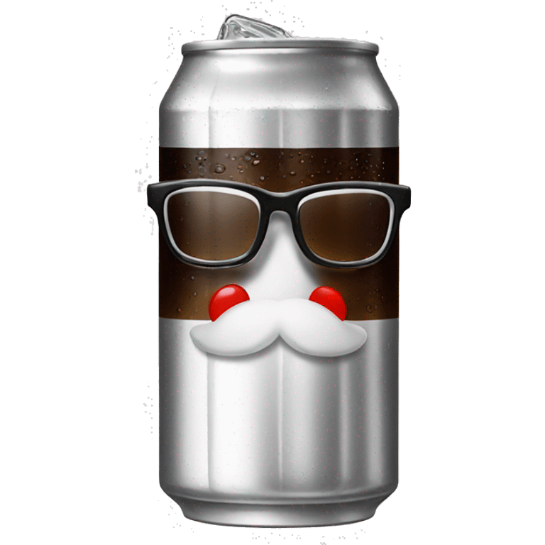 Diet Coke with glasses  emoji