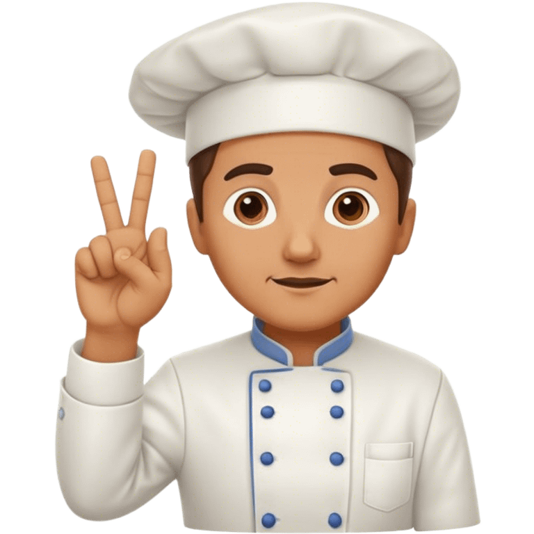 Chef doing Italian hand gesture emoji