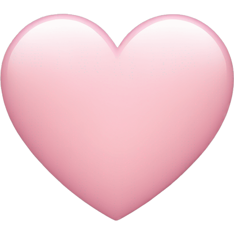 light pink heart emoji