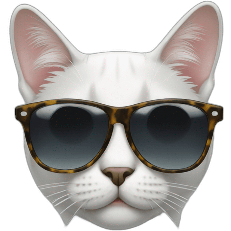 Cat with shades on emoji