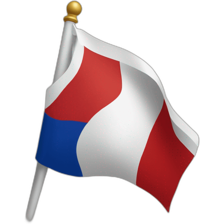 Cœur couleur drapeau français emoji