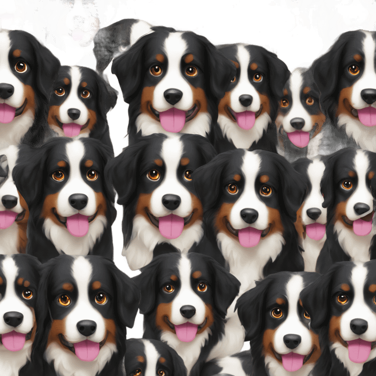 Bernese Mountain Dog emoji