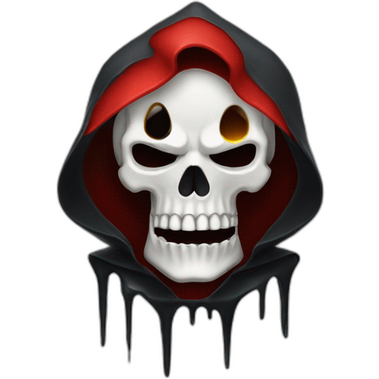 grim reaper clock blood emoji