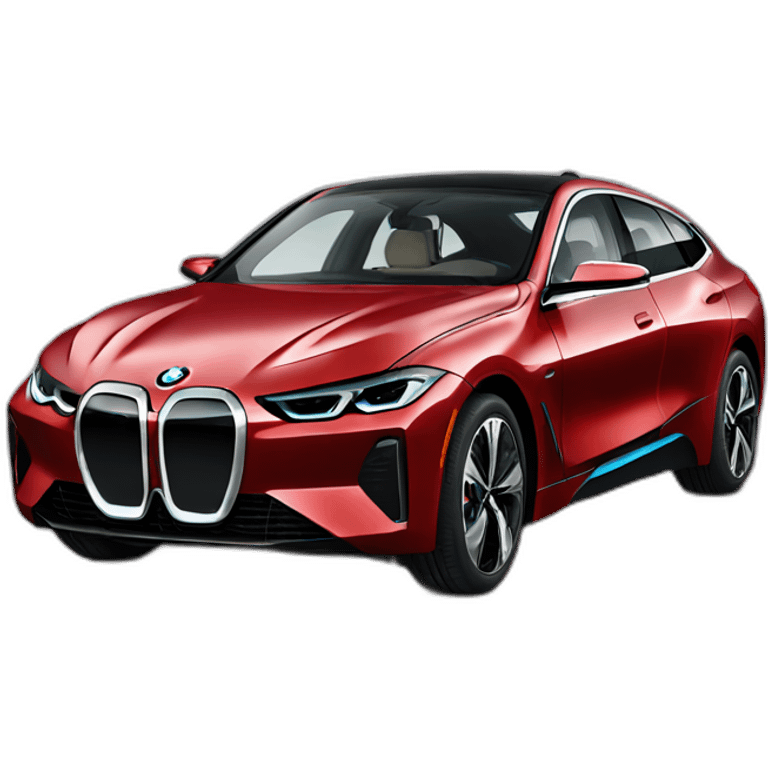 red bmw i4 emoji