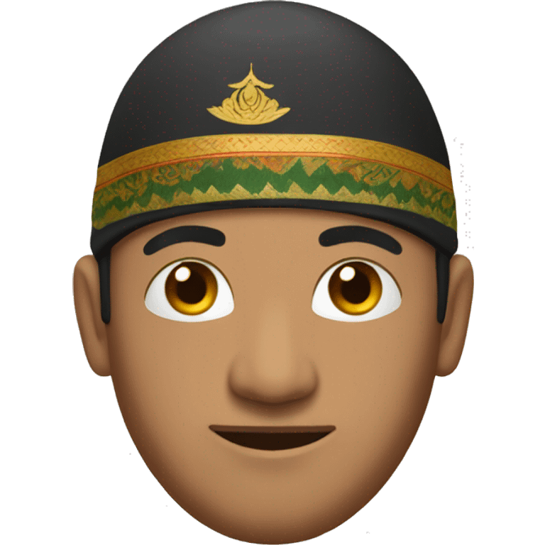 Nepal asian man wth a Dhaka topi  emoji