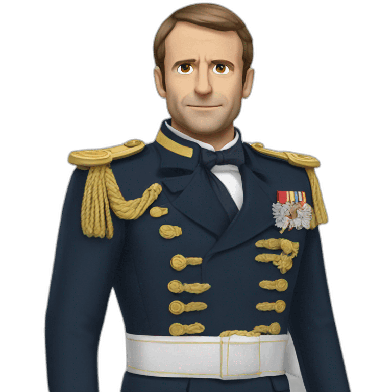 Macron avec marine emoji