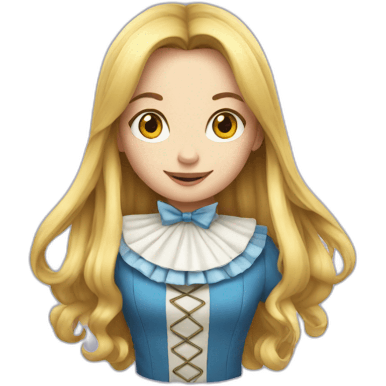 Alice in wonderland emoji emoji