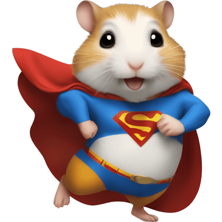 hamster superman thumbs up emoji