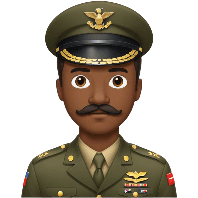 massimo moustache militaire  emoji