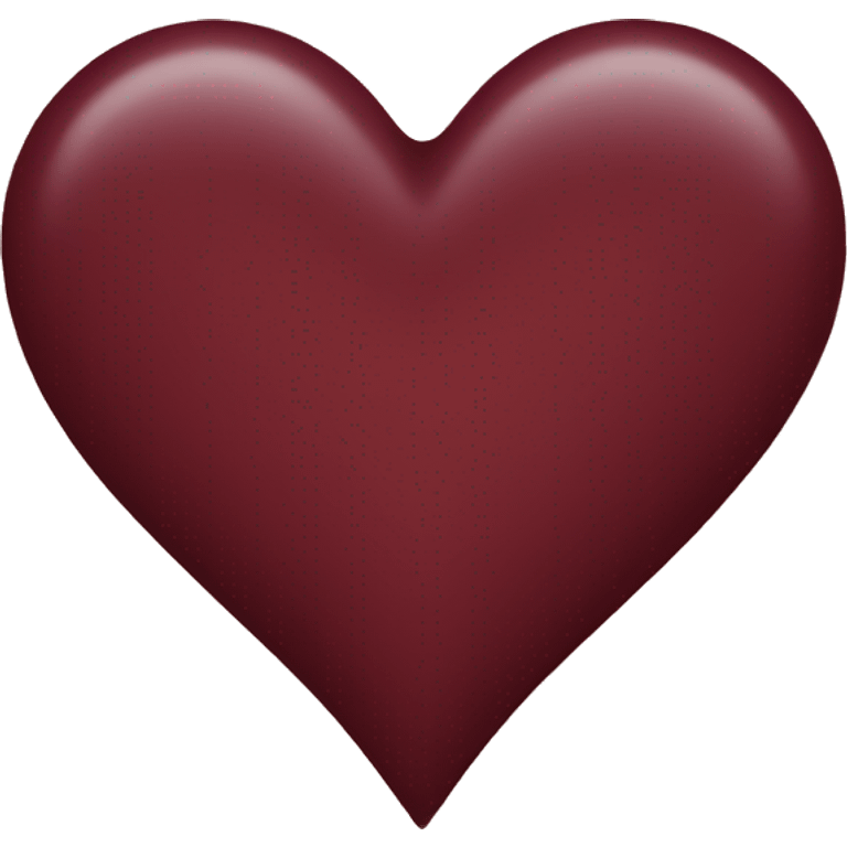 maroon heart emoji