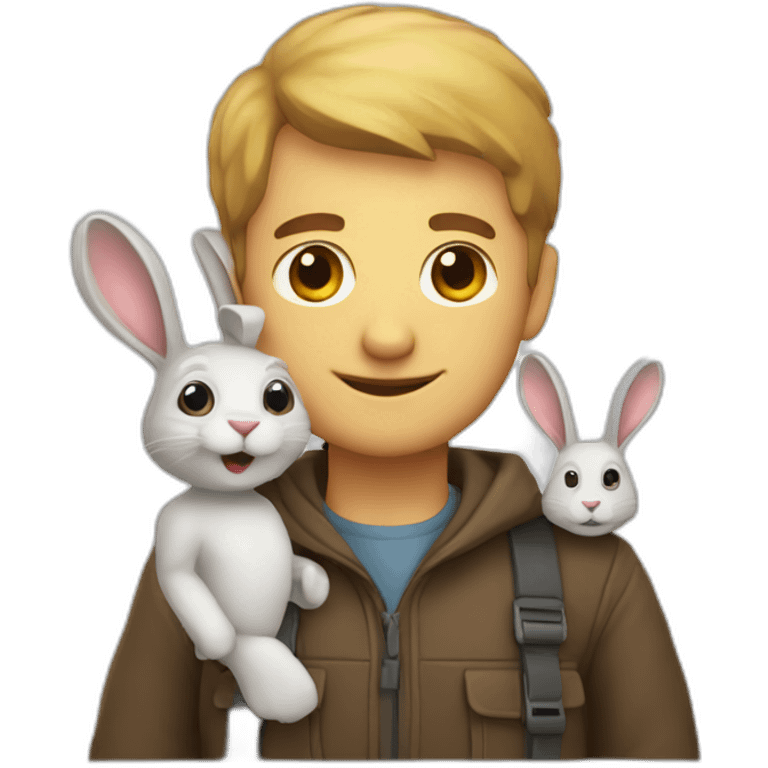 developer with rabbit emoji