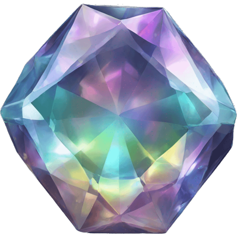 56-carat iridescent diamond crystal dragon emoji