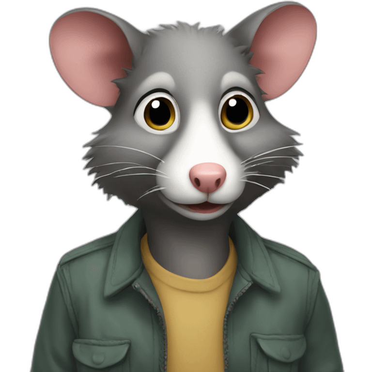 Possum programmer emoji