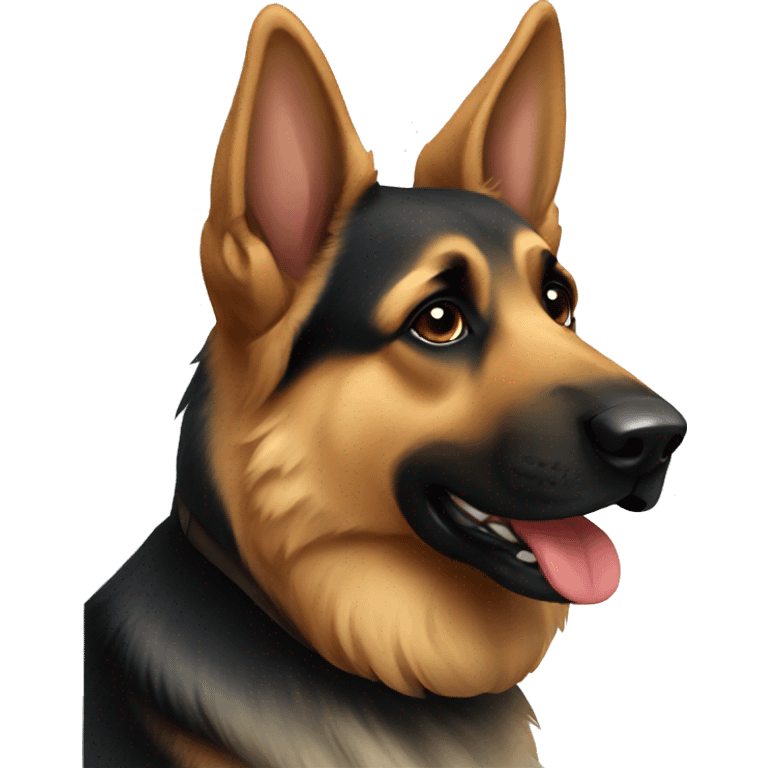 German shepherd  emoji