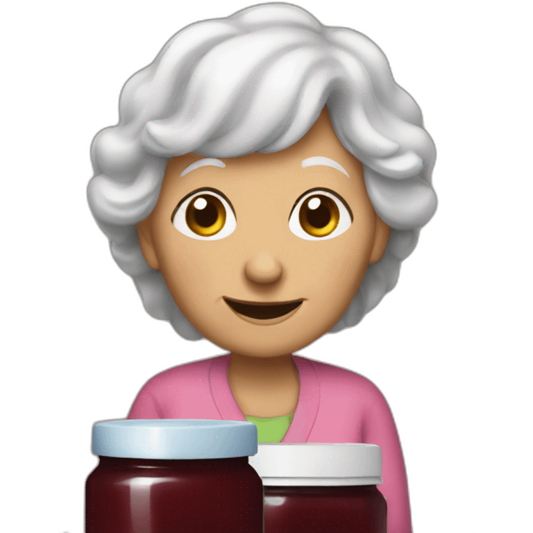 Grandma's jam emoji