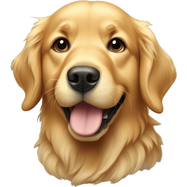 Golden retriever in  emoji