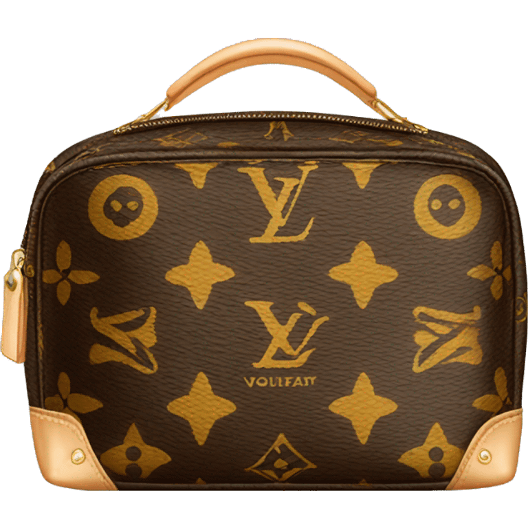 Louis Vuitton cosmetic bag  emoji