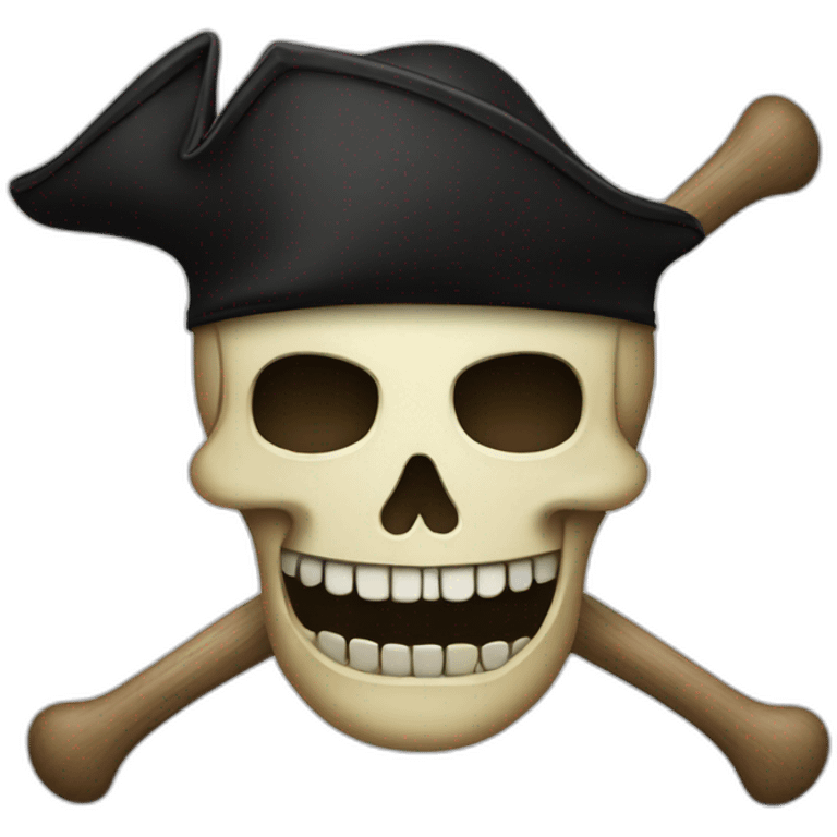 apple jolly roger emoji