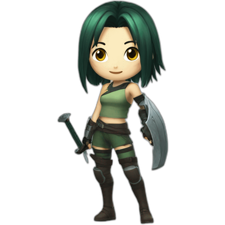 Yuffie ff7 good morning emoji