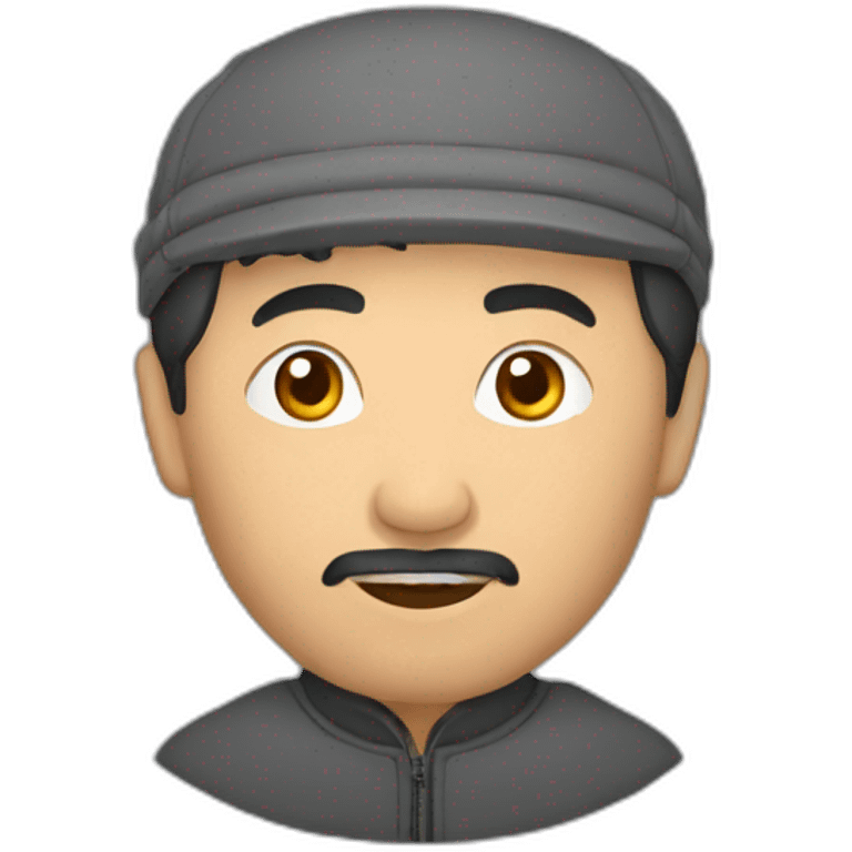 Kyrgyz man with kalpak emoji