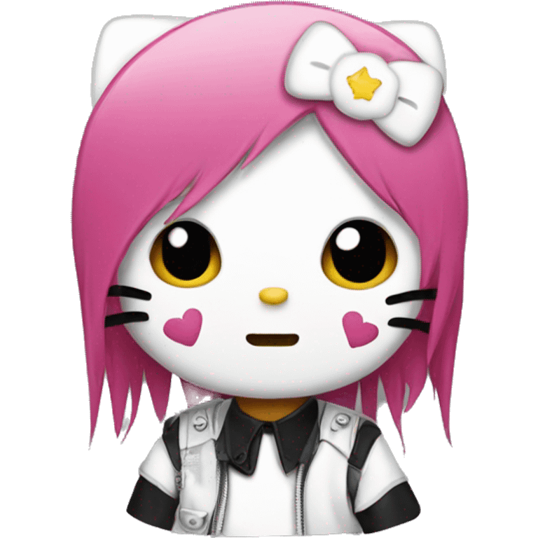 cute emo hello kitty emoji