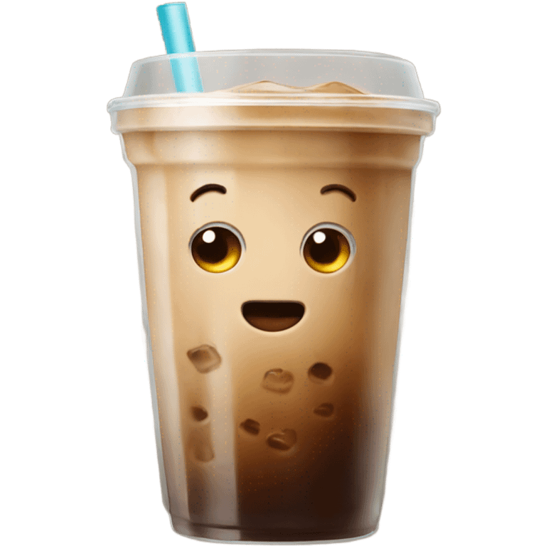 Ice coffee emoji