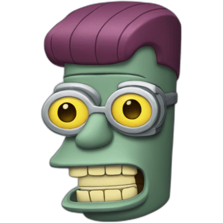 Bender from Futurama emoji