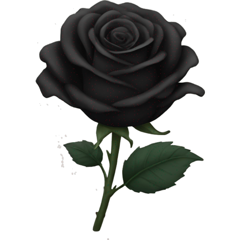 Black roses  emoji