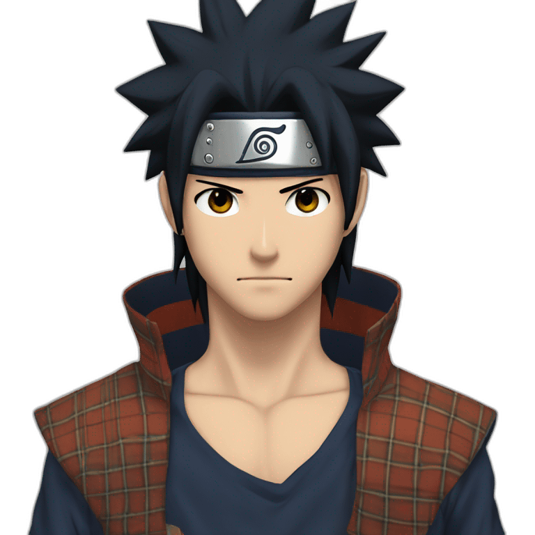 Naruto tartan Sasuke emoji