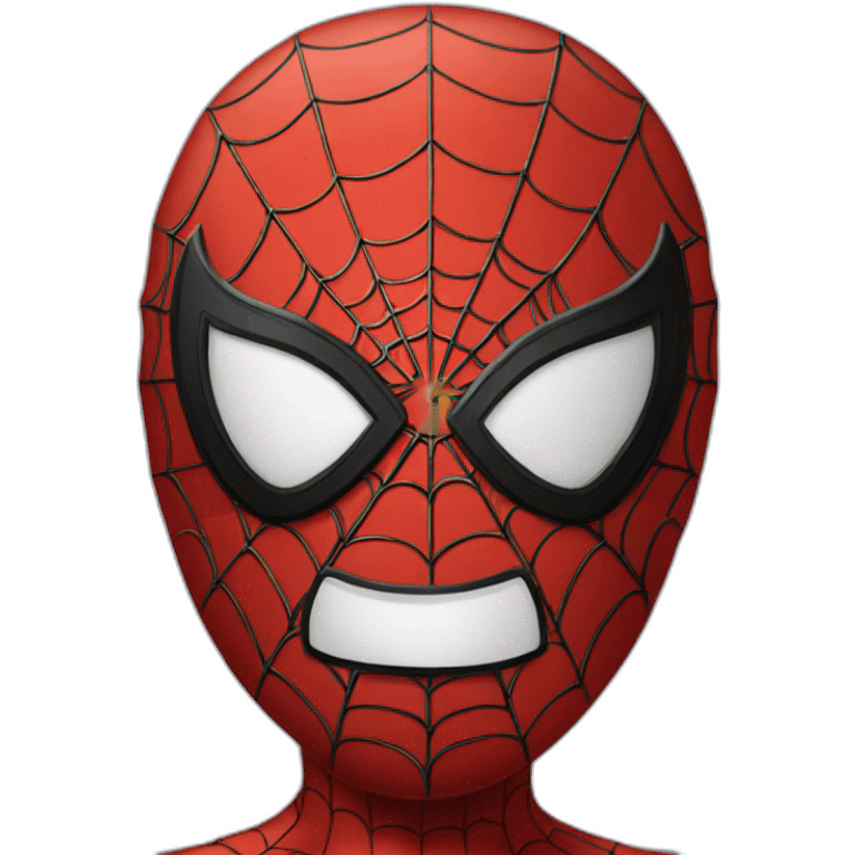 Spider-Man with mask emoji