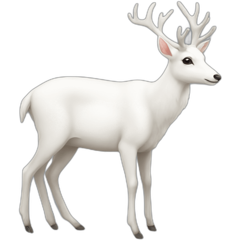 white deer emoji