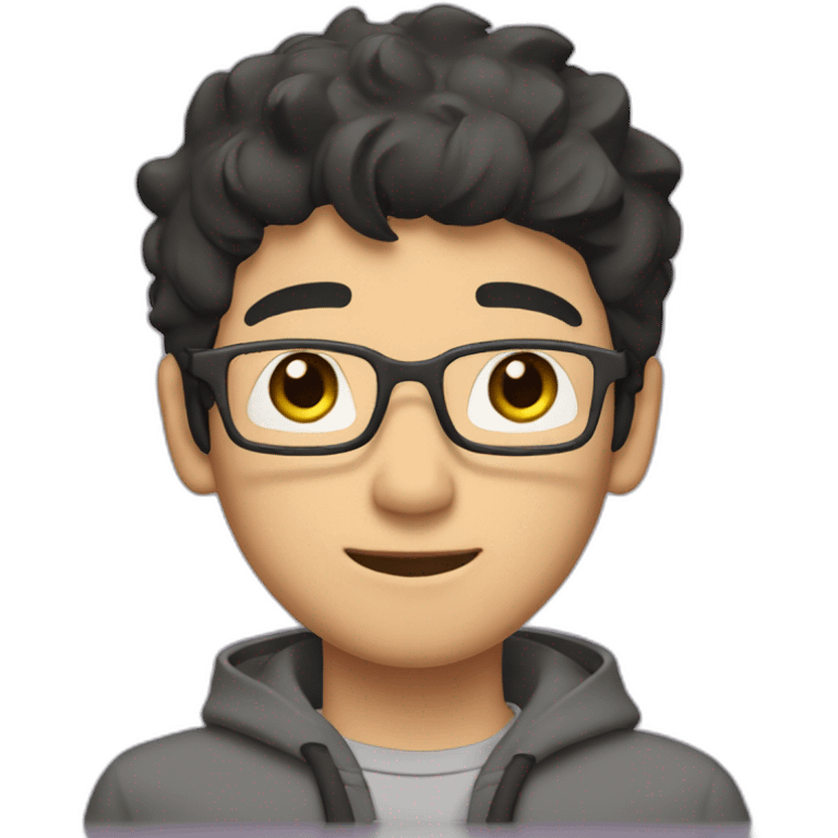 tadashi hamada with a laptop front view emoji