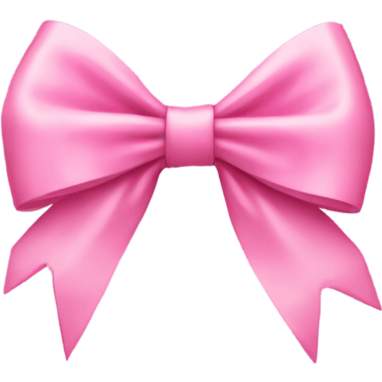 Pink coquette bow emoji