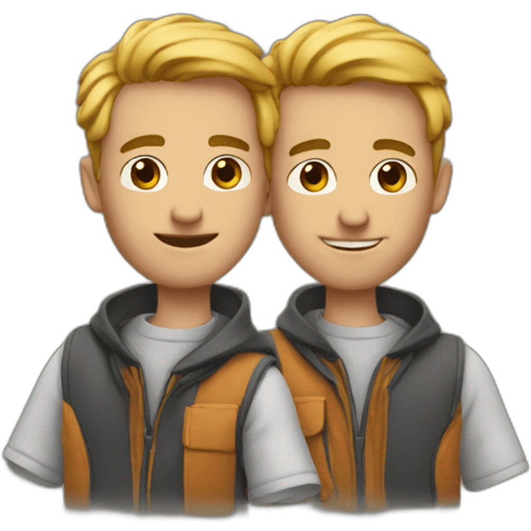 two friends men emoji