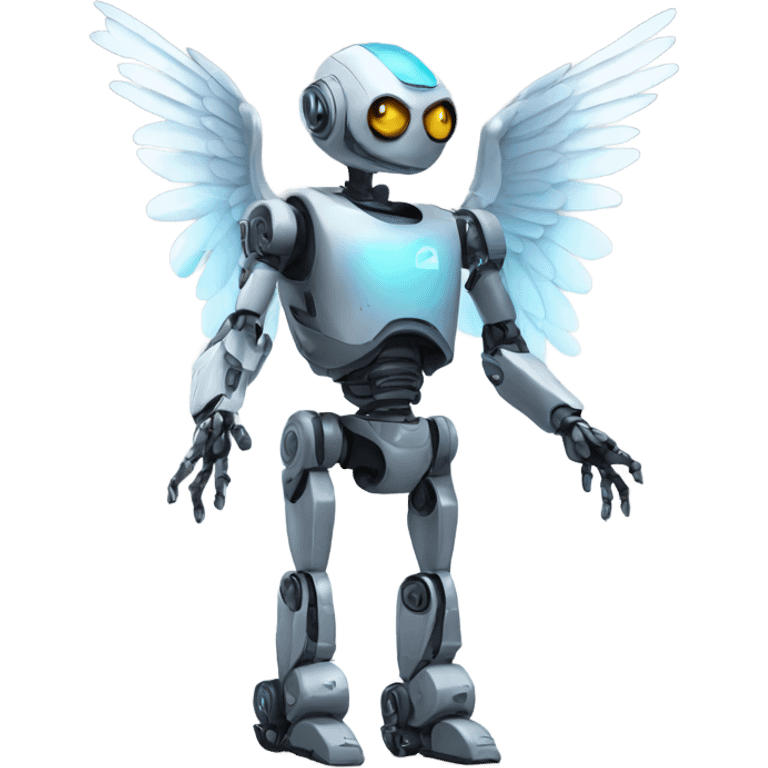 robot with wings emoji